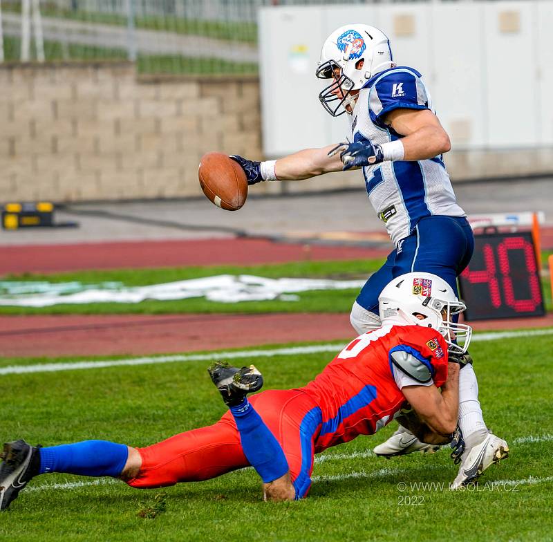 Česko - Finsko, ME v americkém fotbale, zápas v Ústí nad Labem