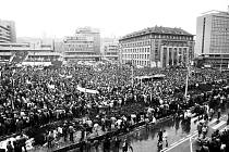 Listopad 1989 v Ústí nad Labem. Generální stávka.