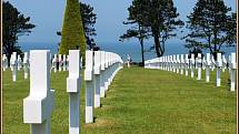 Americký hřbitov nad Omaha beach, Normandie, Francie. Místo, které zapůsobí na každého návštěvníka. Foto: Mirek P. Blažek, Peruc.