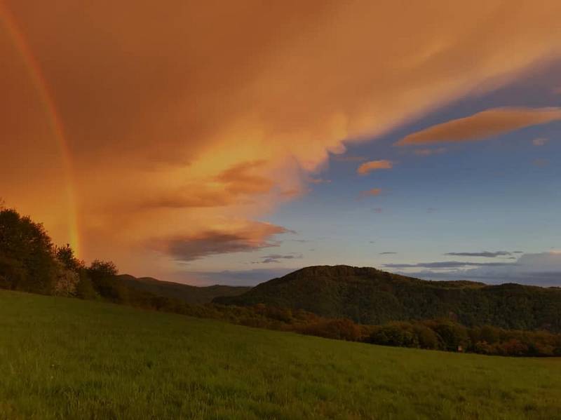 Duha od čtenáře z Ústí nad Labem - Nová Ves.