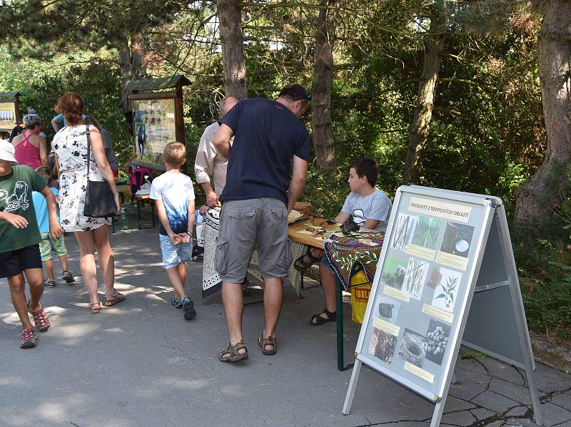 Akce Netradiční chutě pralesa v ústecké zoo.