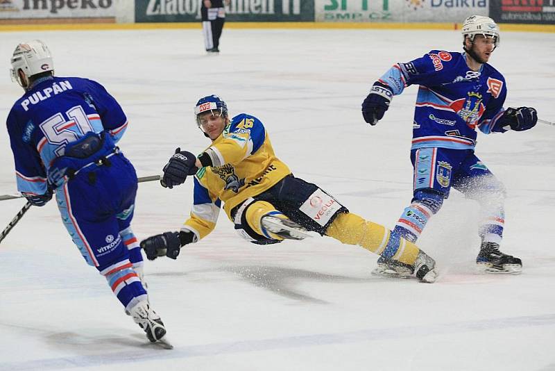 Hokejové utkání mezi Ústím a Chomutovem: 2:1