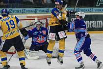 Hokejové utkání mezi Ústím a Chomutovem: 2:1