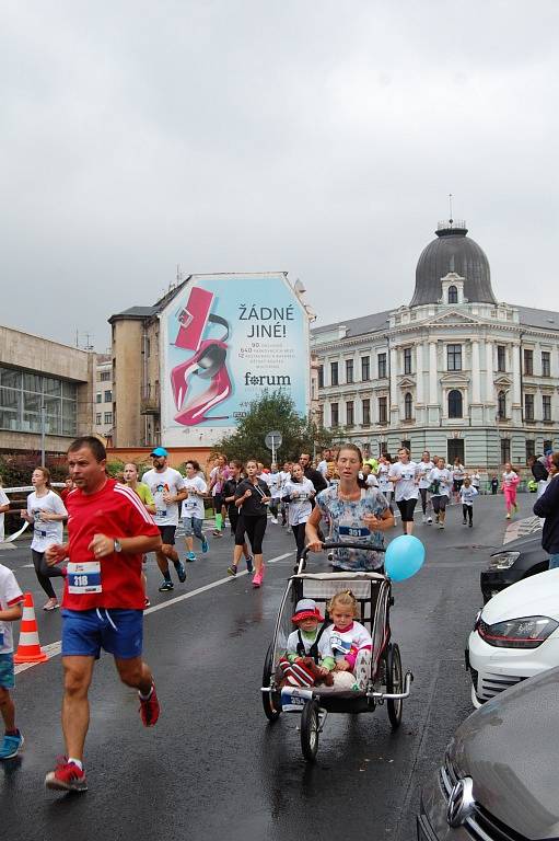 Ústecký půlmaraton 2016, rodinný běh.