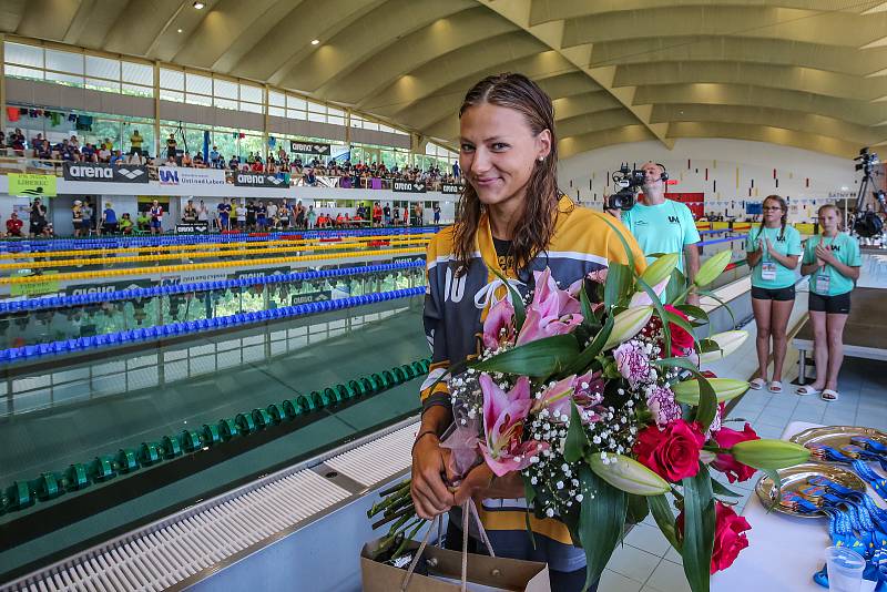 Slavnostní zahájení MČR plavců 2021 v Ústí nad Labem. Foto: Sporty Ústí/Karel Dvořáček