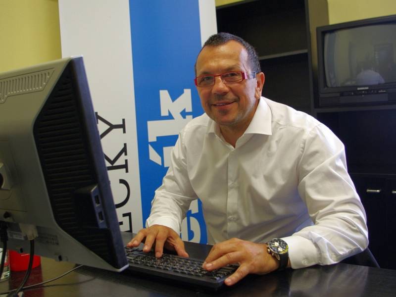 Jaroslav Foldyna (ČSSD) při online rozhovoru v redakci Deníku.
