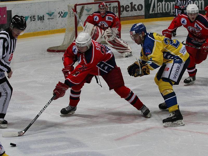 Po domácí porážce s Pískem hostili hokejisté Ústeckých Lvů Havlíčkův Brod soupeře porazili 5:0.