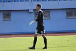 Jan Plachý v dresu FK Ústí nad Labem na Městském stadionu v Ústí.