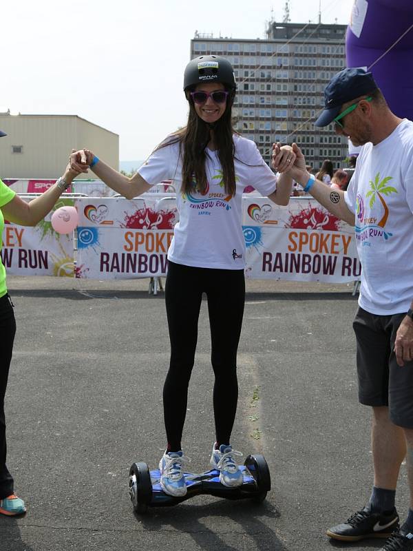 Rainbow Run na ústecké Severní Terase