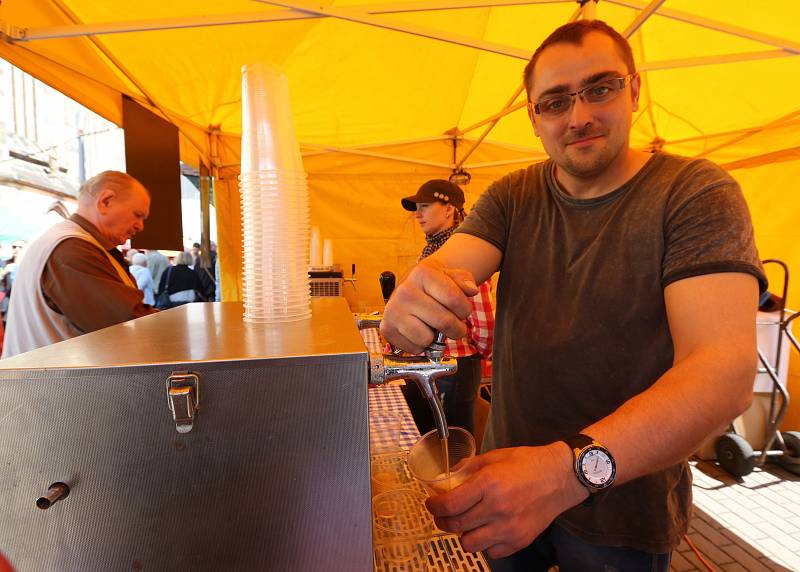 Tradiční přehlídka pivovarů v Ústí nad Labem.