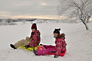 Zimní výlet po trase Ústí - Nakléřov - Petrovice - Ústí.