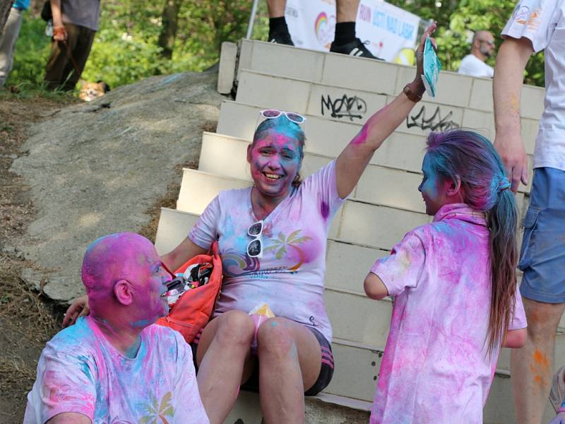 Rainbow Run na ústecké Severní Terase