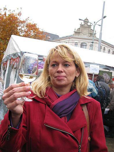 Svatomartinské víno 2010 na Lidickém náměstí.