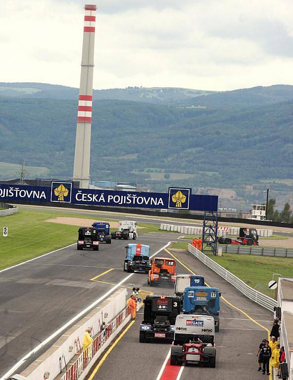 Czech Truck Prix, neboli Mistrovství Evropy tahačů.