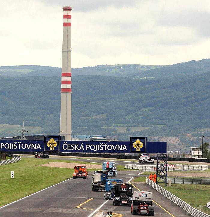 Czech Truck Prix, neboli Mistrovství Evropy tahačů.