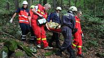 Cvičení má prověřit součinnosti členů Červeného kříže (ČČK) při pátraní po pohřešované osobě se zraněním.