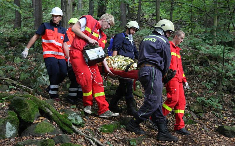 Cvičení má prověřit součinnosti členů Červeného kříže (ČČK) při pátraní po pohřešované osobě se zraněním.