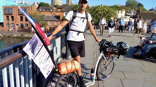 Miroslav Machota už jednu ultradlouhou jízdu absolvoval. Loni ujel za dva týdny 2000 kilometrů z Londýna do Prahy.