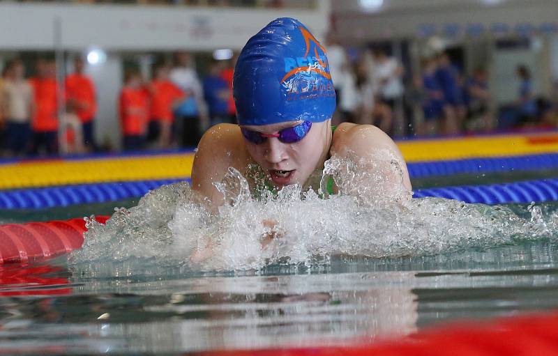 V Ústí nad Labem proběhla od pátku do neděle Velká cena Ústí nad Labem v plavání. Soutěžila i reprezentantka v plavání z Chomutova Simona Baumrtová.