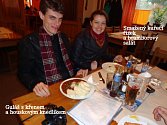 Márcio Ricardo Staffen a jeho manželka Gizelle při své návštěvě severních Čech neopomenuli ochutnat naši gastronomickou klasiku.