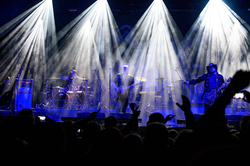 Letní koncert kapely Lucie v Pivovarské zahradě v Českém Krumlově. Foto: Pavel Sojka