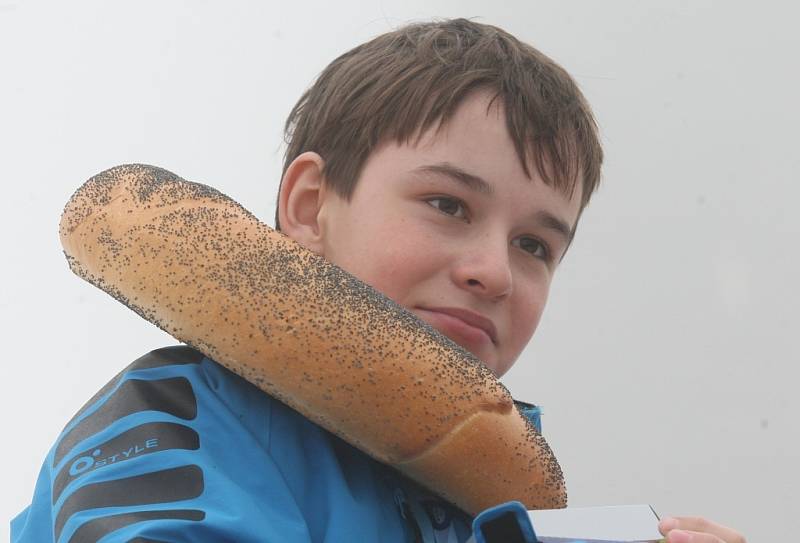Jedenáctiletý Matěj Janoušek z Liberce, který vyhrál předžákovskou kategorii.
