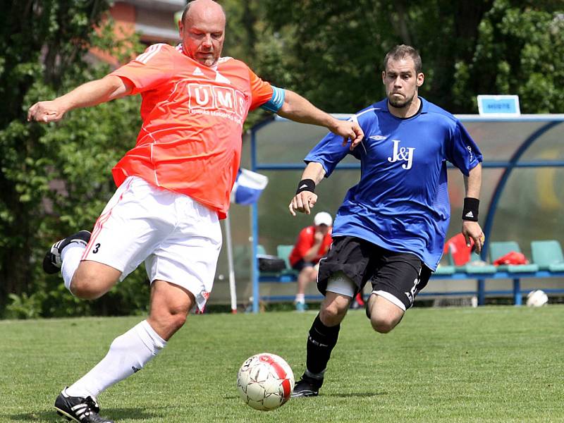 Chuderov (modří) – Hostovice 1:2 (0:1). 