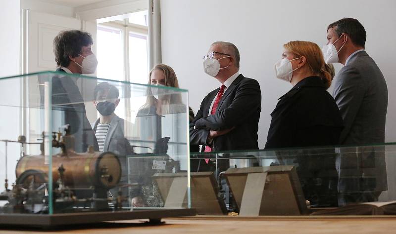Německý prezident Frank-Walter Steinmeier s chotí Elke Büdenbenderovou na návštěvě v Ústí nad Labem