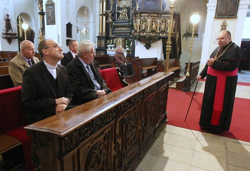 Prezident Miloš Zeman v Litoměřicích.