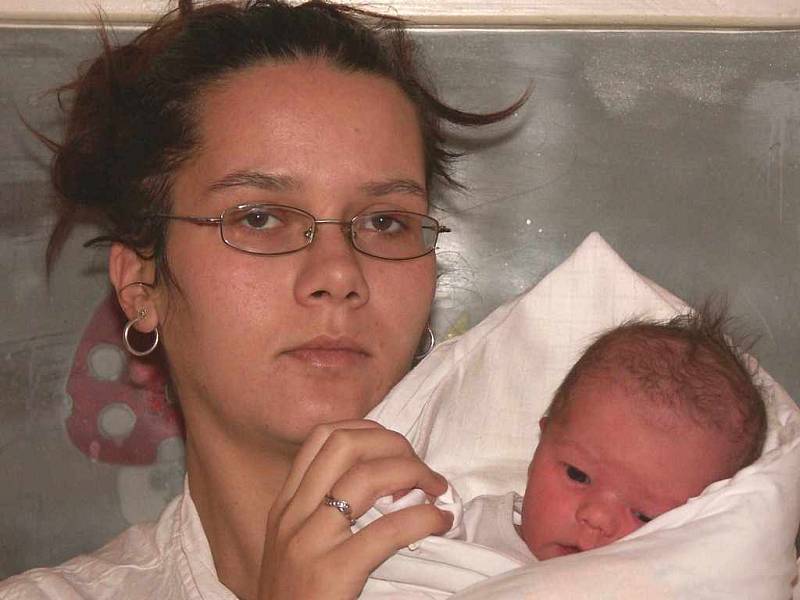 Michaela Wernerová se synem Tobiášem Křížem, 20.12.2007