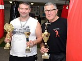 Boxeři z Chlumce letos sbírali jednu cenu za druhou. Vlevo Roman Rusňák.