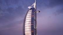 Burj Al Arab, Dubaj, Spojené arabské emiráty – 322 m.