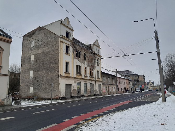 Nové Předlice v Ústí nad Labem. Neobydlené domy v katastrofálním stavu jsou v této části města obyčejným jevem.