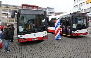 Nové autobusy na pravidelných linkách MHD v Ústí nad Labem, ilustrační foto.