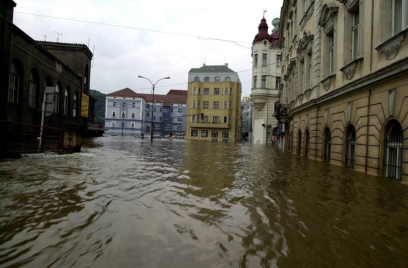 Povodeň 2002. Ústí nad Labem