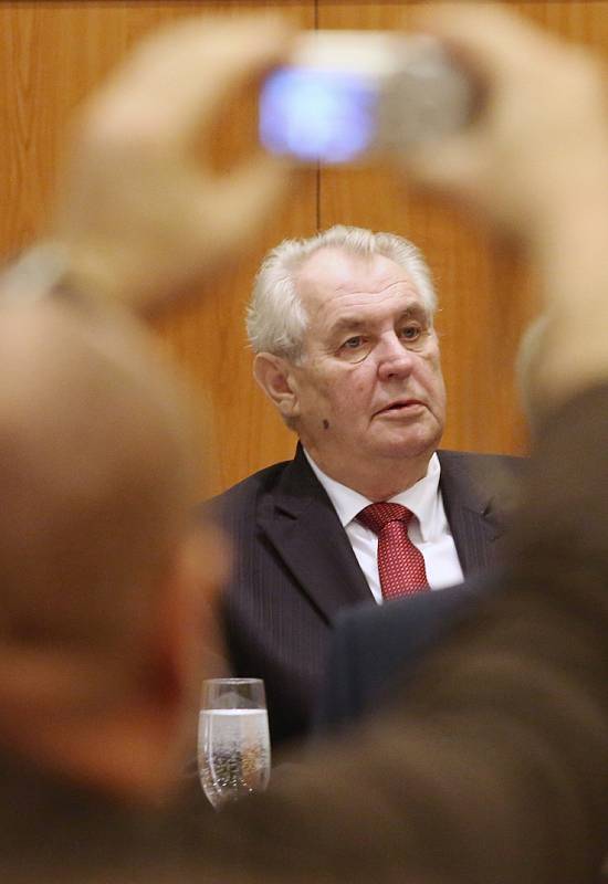 Prezident Zeman na návštěvě Ústeckého kraje.