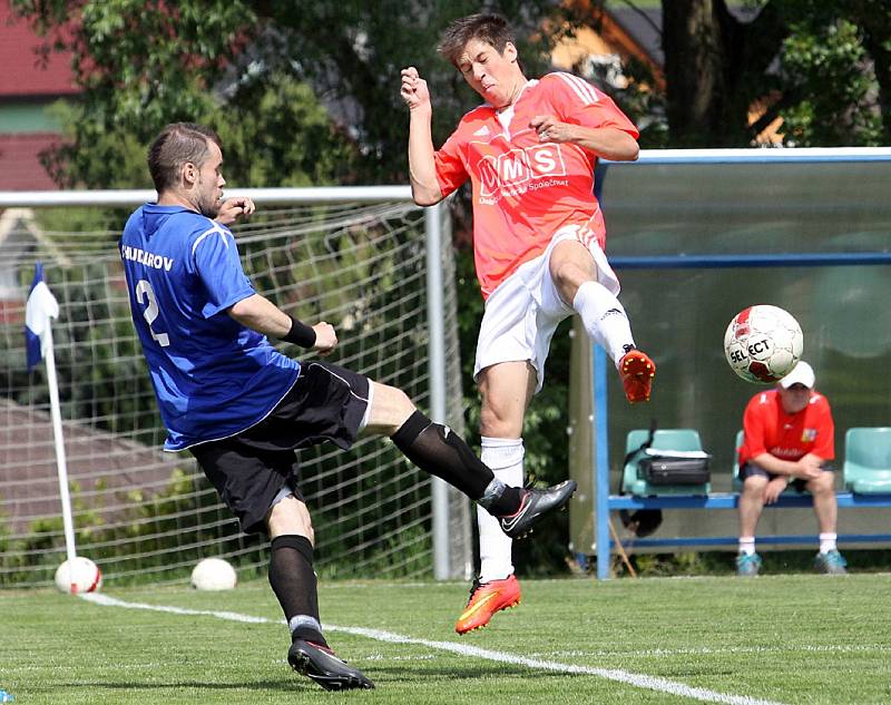 Chuderov (modří) – Hostovice 1:2 (0:1). 