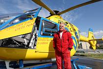 Pavel Špilka, dlouholetý pilot záchranářského vrtulníku a zaměstnanec provozovatele letecké záchranné služby DSA