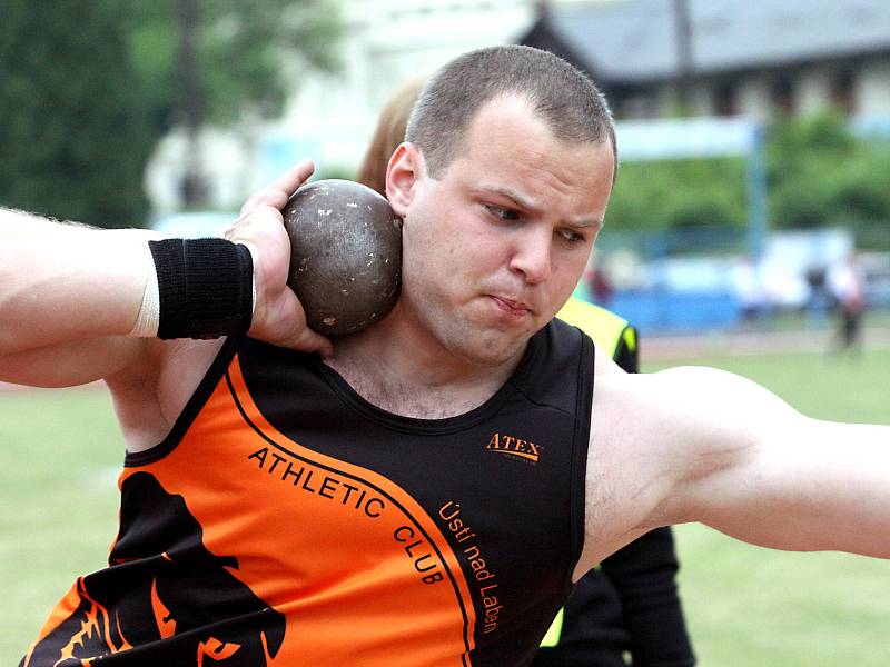 Koulař AC Ústí nad Labem Vratislav Bejček.