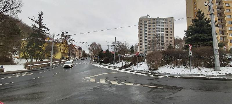 Obvod Střekov v Ústí nad Labem. Od Novosedlického náměstí k Poslední cestě