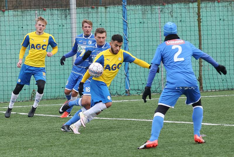 Zimní přípravný zápas Arma Ústí a FK Teplice.