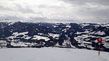 Lyžařské středisko Wilder Kaiser leží v Rakousku hned za hranicemi s Německem.