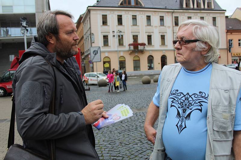 Kontaktní kampaň Trikolóry v Ústí nad Labem