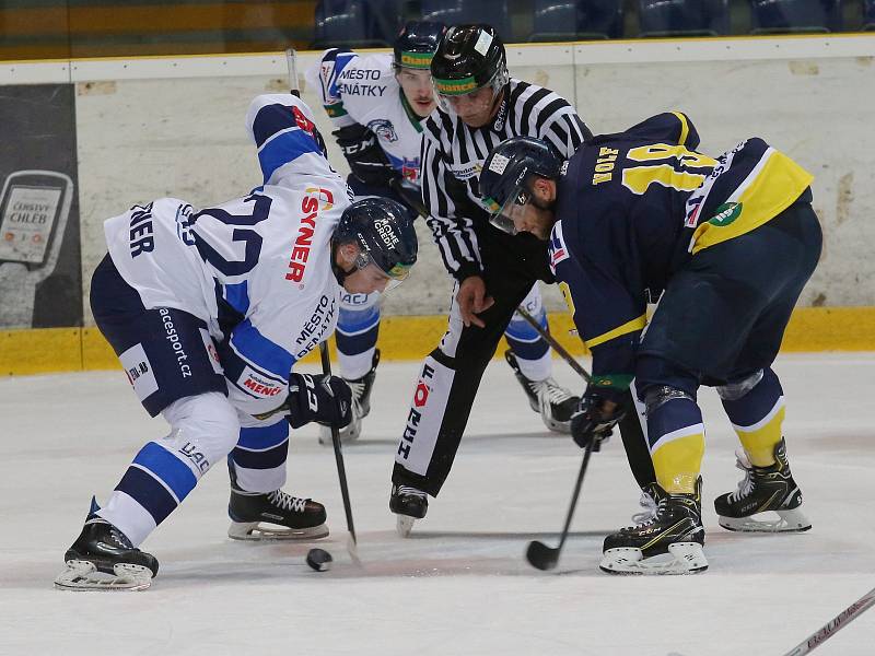 Hokejový zápas Ústí nad Labem a Benátky