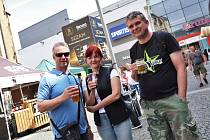 Kostelní náměstí v Ústí nad Labem v sobotu 14. 5. 2022 je zaplaveno pivovary z celé ČR.