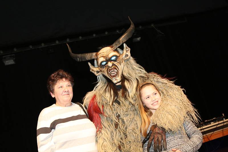 Krampusáci v Ústí nad Labem.