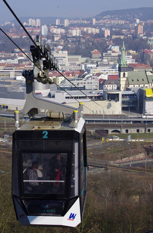 Lanovka na Větruši.