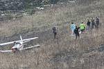 V Ústí nad Labem havaroval jednomístný ultralight. Pilot při havárii zemřel. 