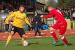 Ústečtí fotbalisté (červení) remizovali v Sokolově 1:1.