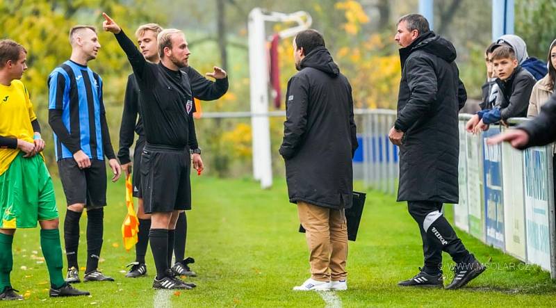 Sport fotbal I.B třída skupina A Chuderov (modrá) Malšovice